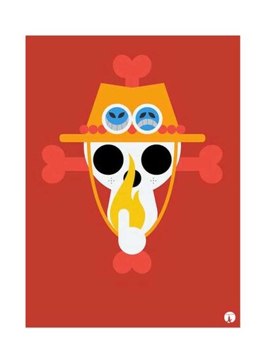 Printed Wall Sticker Multicolour 20cm