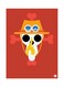 Printed Wall Sticker Multicolour 20cm