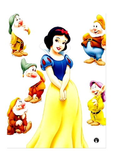 Printed Wall Sticker Multicolour 20cm