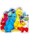 Cartoon Design Decorative Wall Sticker Multicolour 10x10cm