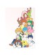 Printed Wall Sticker Multicolour 20cm