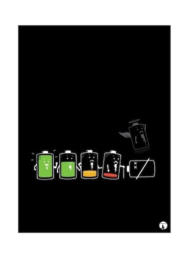 Printed Wall Sticker Multicolour 20cm