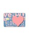 PRINTED BANK CARD STICKER "I Love You" With Heart Drawing