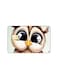 PRINTED BANK CARD STICKER Cute Owl Drawing