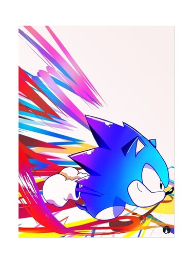 Printed Wall Sticker Multicolour 20cm