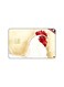 PRINTED BANK CARD STICKER Cute Chicken Drawing With Flowers