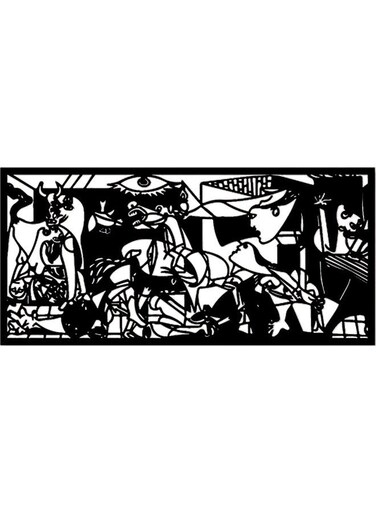 Decorative Wall Sticker Black 20cm