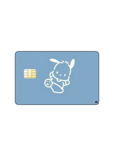 PRINTED BANK CARD STICKER Pochacco Anime Character
