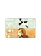 PRINTED BANK CARD STICKER Cute Girl Drawing With Cat