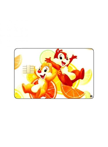 PRINTED BANK CARD STICKER Animation Chip Dale