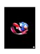 Printed Wall Sticker Multicolour 20cm
