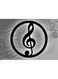 Decorative Wall Sticker Black 20cm