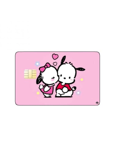 PRINTED BANK CARD STICKER Pochacco Anime Character