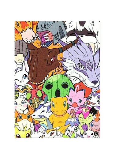 Printed Wall Sticker Multicolour 20cm