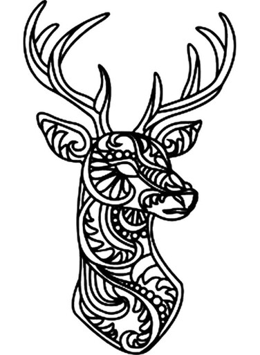 Decorative Wall Sticker Black 20cm