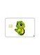 PRINTED BANK CARD STICKER Cute Turtle Drawing