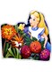 Beautiful Character Wall Sticker Multicolour