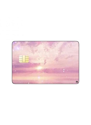 PRINTED BANK CARD STICKER Aesthetic Starry Sky Drawing