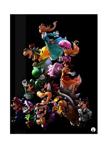 Printed Wall Sticker Multicolour 20cm