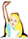 Fictional Character Printed Wall Sticker Multicolour
