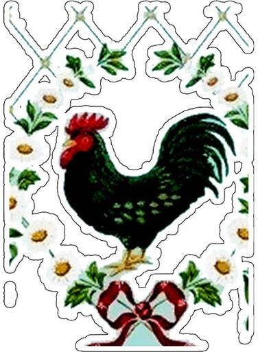 Decorative Wall Sticker Multicolour 10x10cm