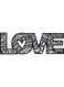 Decorative Wall Sticker Black 20cm