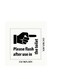 1pc Reminder Toilet Sticker "Please Flush After Use" In Black, Adhesive Bathroom Tank Decal, Universal Size, Various Materials, Toilet Water Tank Sticker, Home Essential