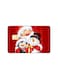 PRINTED BANK CARD STICKER Cute Santa Claus Drawing With Snow Man And Penguin