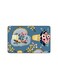 PRINTED BANK CARD STICKER Beautiful Colorful Flowers Drawing
