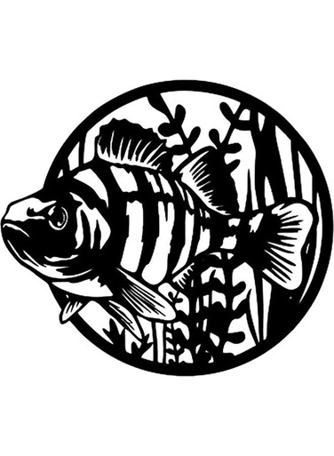 Decorative Wall Sticker Black 20cm