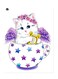 Printed Wall Sticker Multicolour 20cm