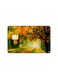 PRINTED BANK CARD STICKER Aesthetic Park Route Drawing At Autumn