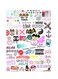 Printed Wall Sticker Multicolour 20cm