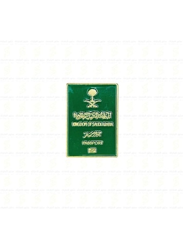 Saudi Arabia Passport Metal Stickers for Mobile, Laptop, Fans and Collectors