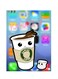 Printed Wall Sticker Multicolour 20cm