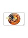 PRINTED BANK CARD STICKER Colorful Rooster Drawing