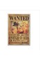 Anime One Piece Pirates Wanted Posters Wall Sticker