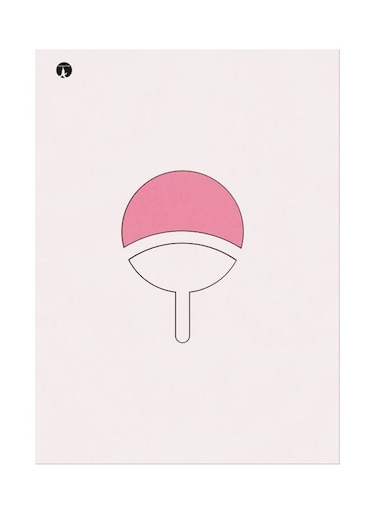 Printed Wall Sticker Multicolour 20cm