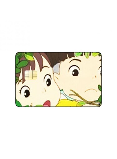 PRINTED BANK CARD STICKER Animation Sosuke From Ponyo Anime