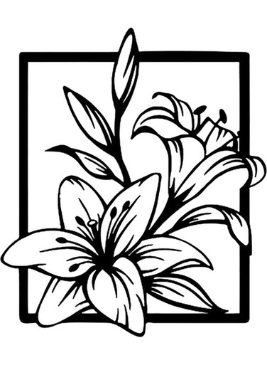 Decorative Wall Sticker Black 20cm