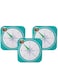 Qibla Sign for Praying 3pcs Bundle of Vinyl Sticker Signage to indicate Qibla Vinyl Decal Stickers for Muslim Kaaba SQUARE