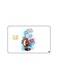 PRINTED BANK CARD STICKER Cute Rabbit Drawing With Heart