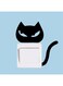 Animal Switch Sticker Black 16x17centimeter