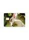 PRINTED BANK CARD STICKER Cute Rabbit Drawing With Plants
