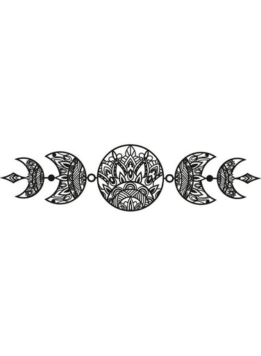 Decorative Wall Sticker Black 20cm