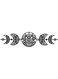 Decorative Wall Sticker Black 20cm