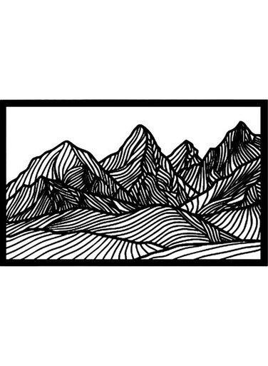 Decorative Wall Sticker Black 20cm