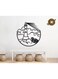 Decorative Wall Sticker Black 20cm