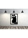 Decorative Wall Sticker Black 20cm