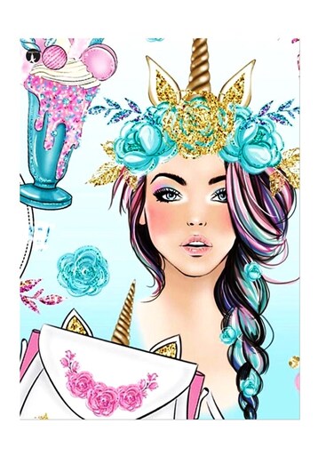 Printed Wall Sticker Multicolour 20cm